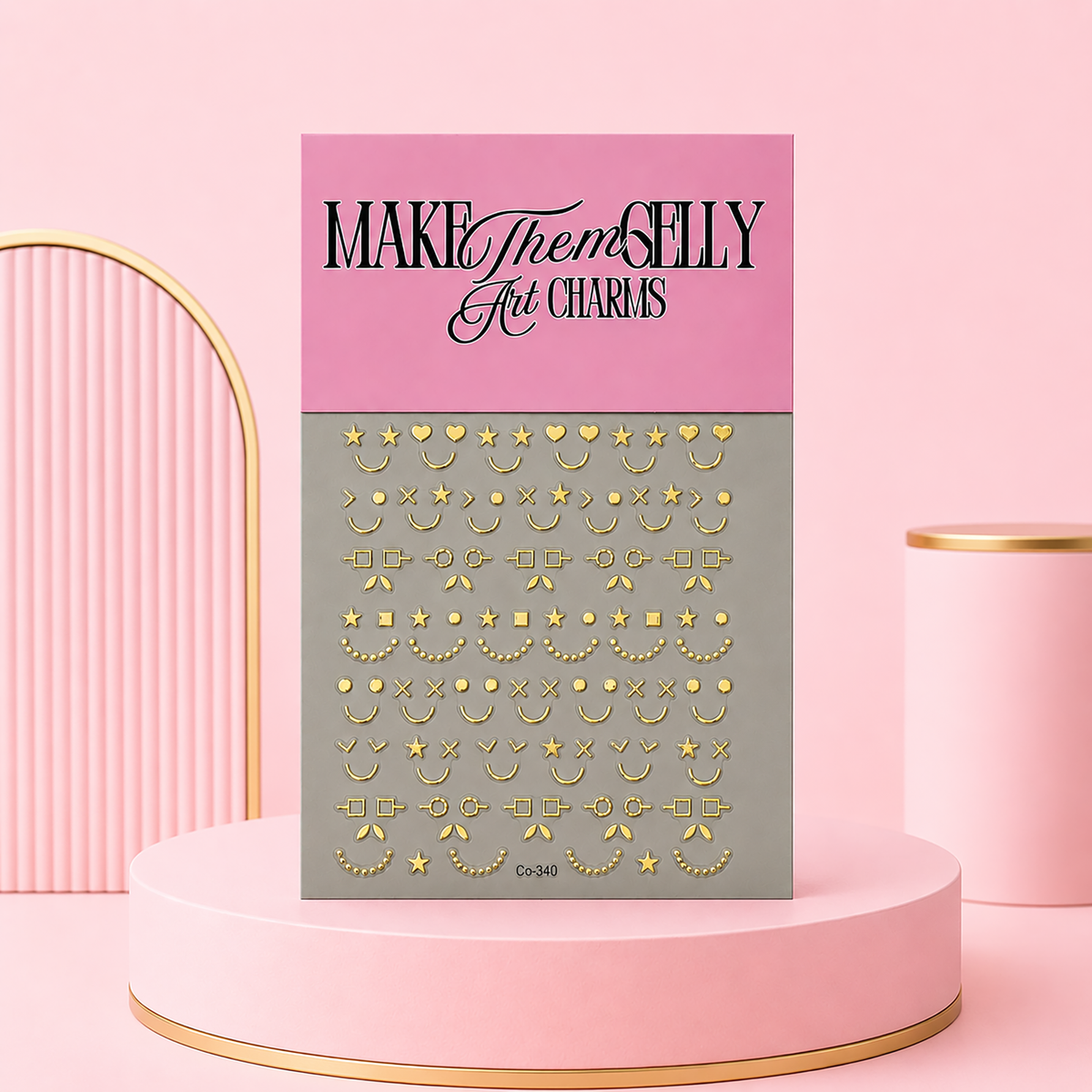 Gold Faces by Make Them Gelly, lifestyle campaign image