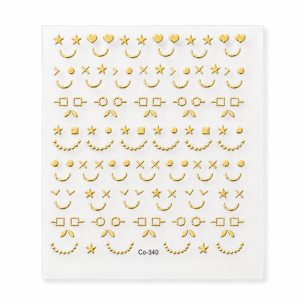 Gold Faces by Make Them Gelly, product shot on a plain background