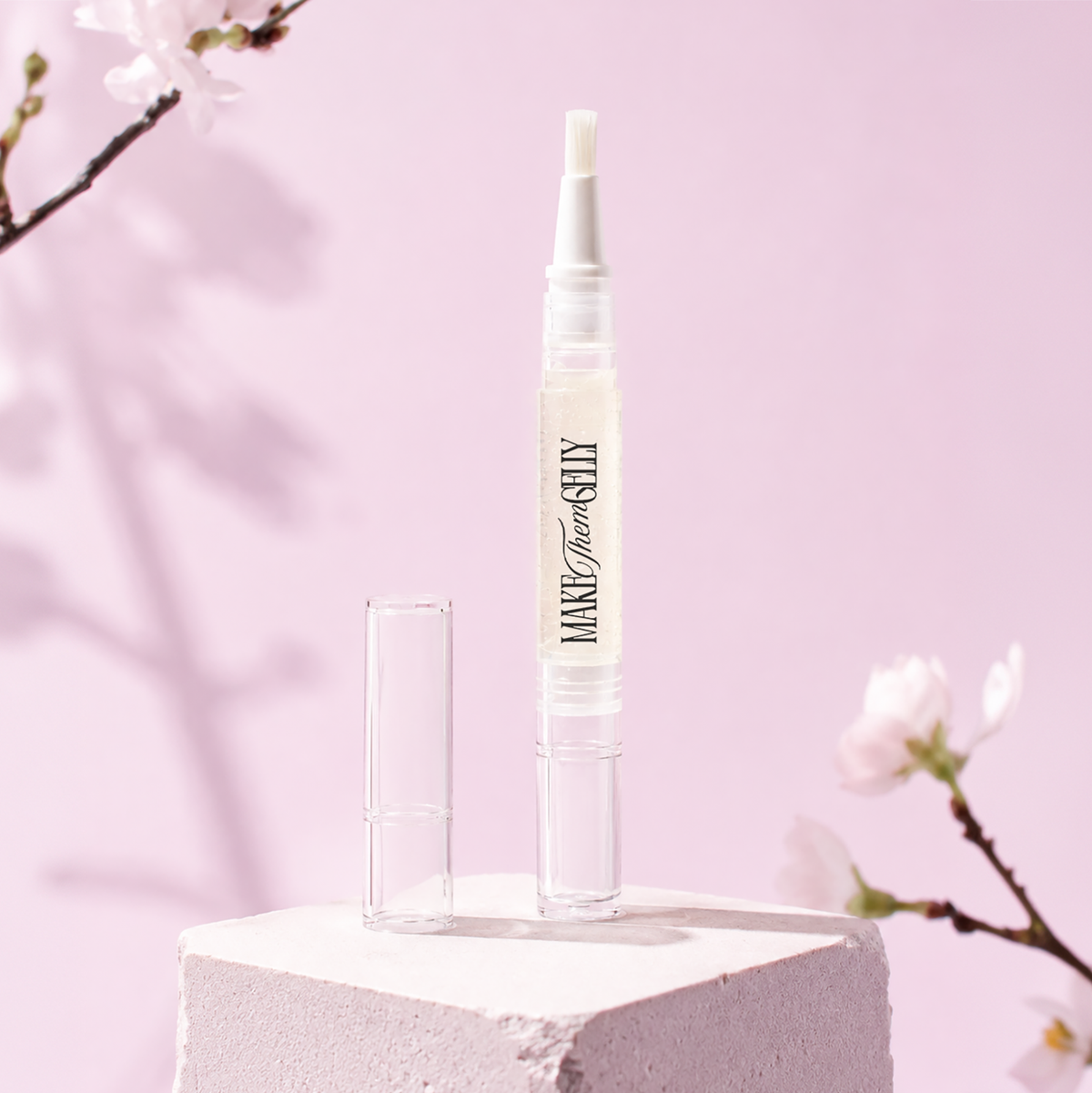 Marshmallow Glow-Up Nail Elixir by Make Them Gelly, lifestyle campaign image