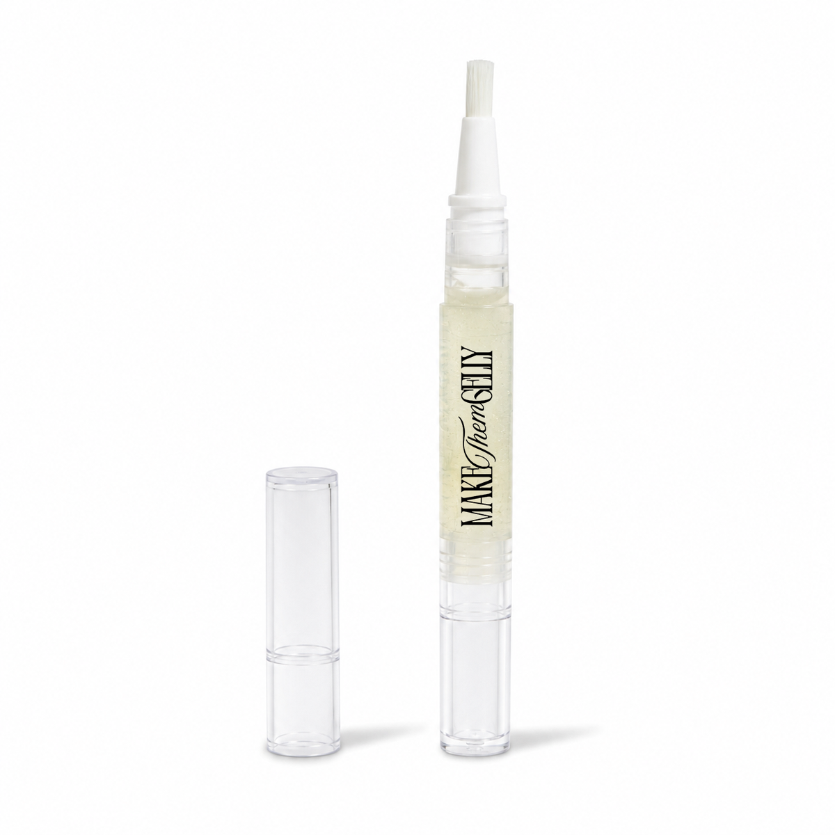 Marshmallow Glow-Up Nail Elixir by Make Them Gelly, product shot on a plain background