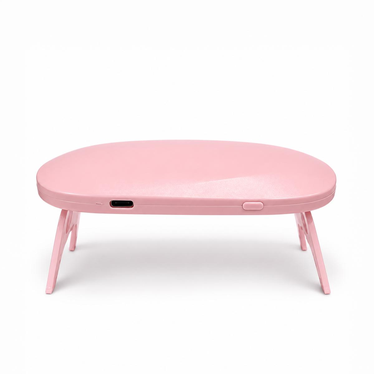 Mini Deluxe UV Gel Lamp in Pink by Make Them Gelly, product shot on a plain background