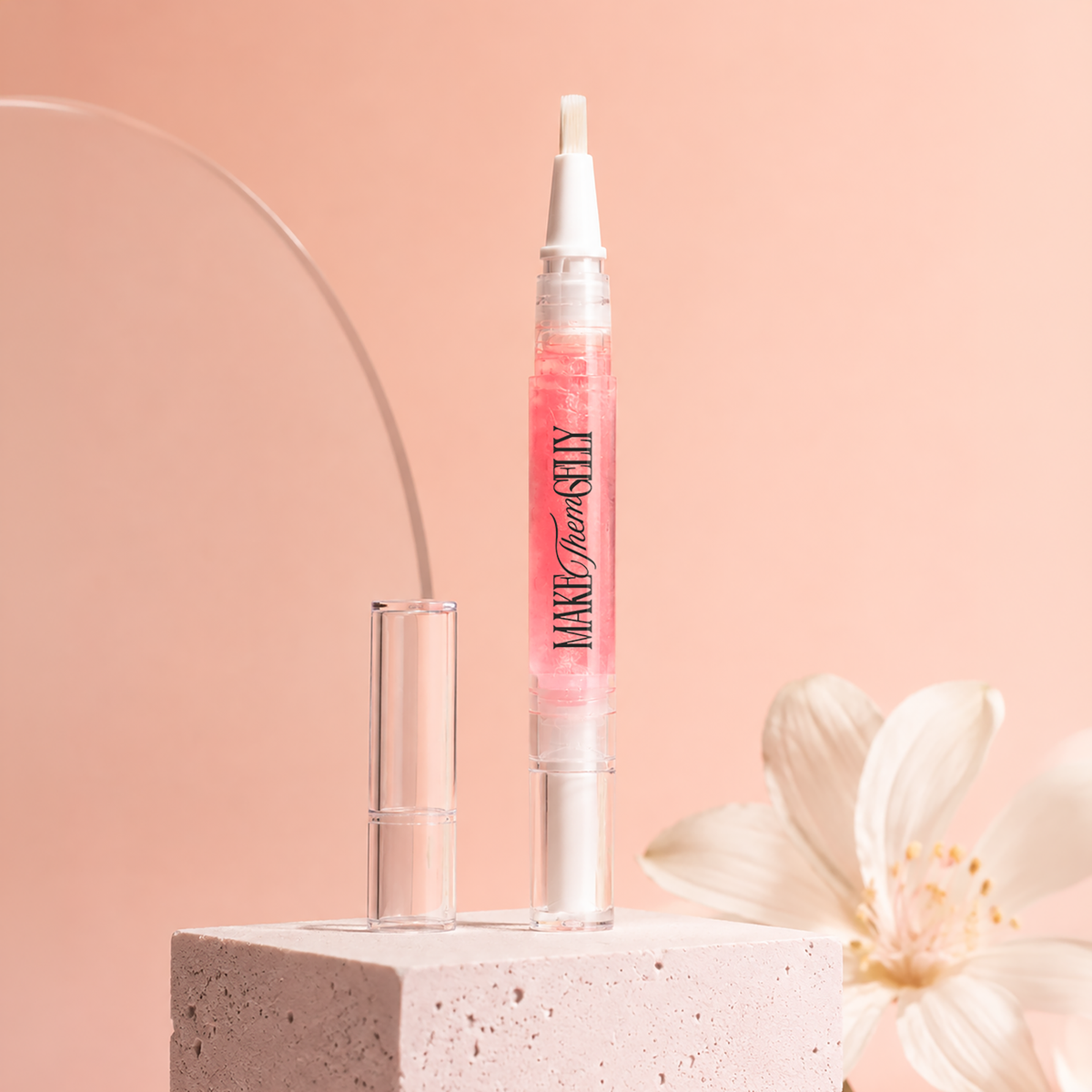 Musk Stick Glow-Up Nail Elixir by Make Them Gelly, lifestyle campaign image