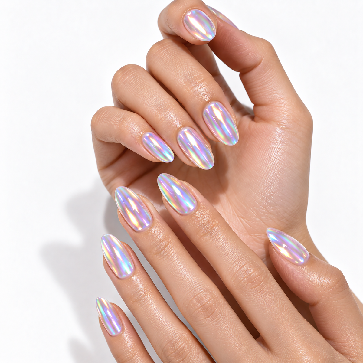 Opal Glaze by Make Them Gelly, worn on a hand