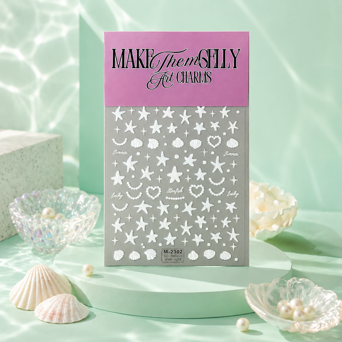 Summer Ocean Pearl by Make Them Gelly, lifestyle campaign image