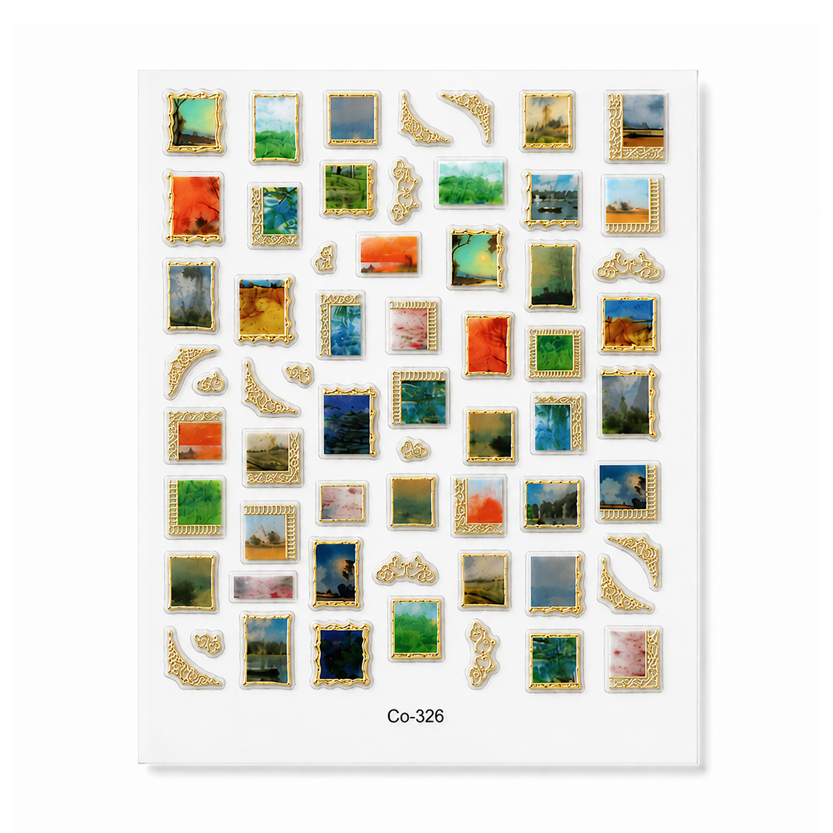 Water Colour Paintings by Make Them Gelly, product shot on a plain background