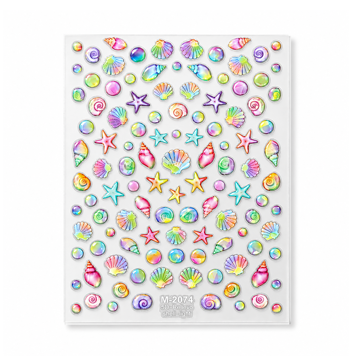 Water Colour Seashells by Make Them Gelly, product shot on a plain background